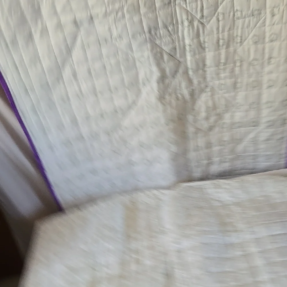 Purple and Gray Geometric Quilt Bedding